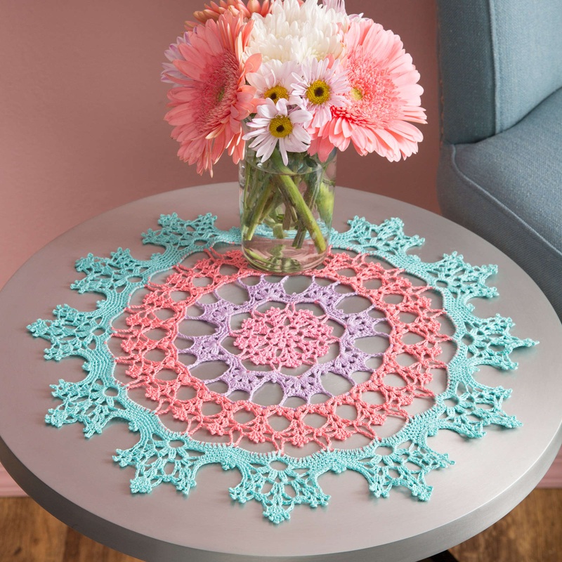 Aunt Lydia’s Crochet Wisteria Doily