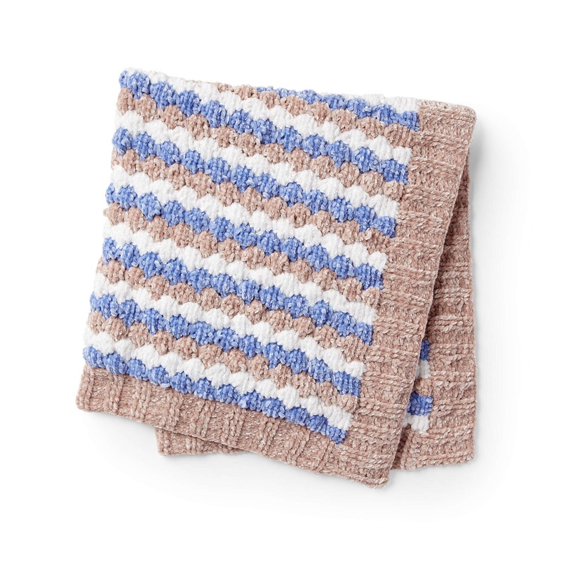 Bernat Baby Bobbles Knit Blanket