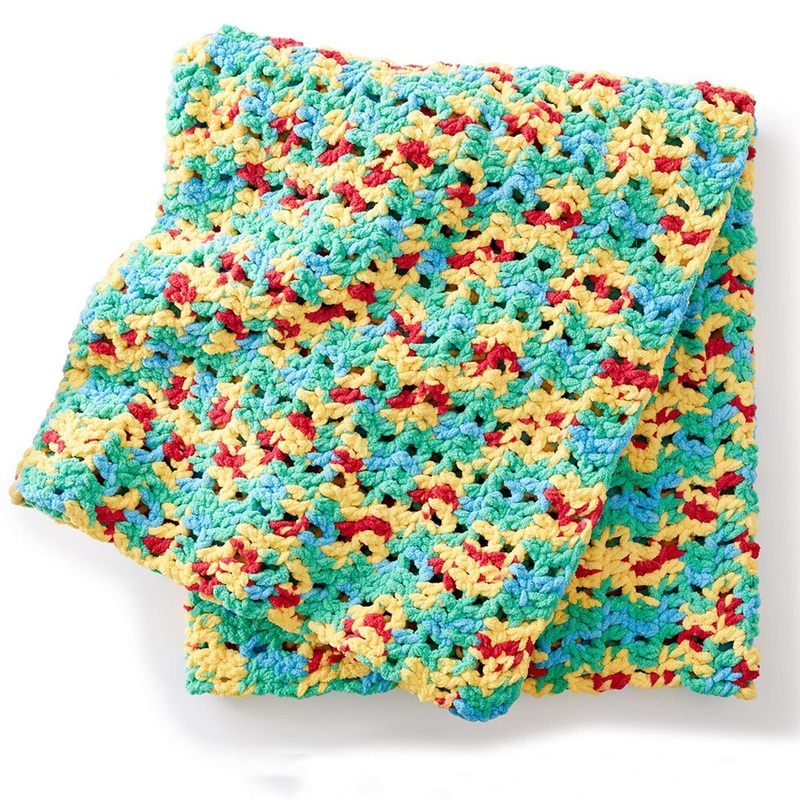 Bernat Bright Beginnings Crochet Blanket