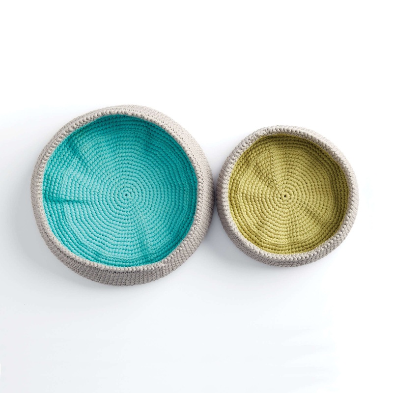 Bernat Color Pop Crochet Baskets