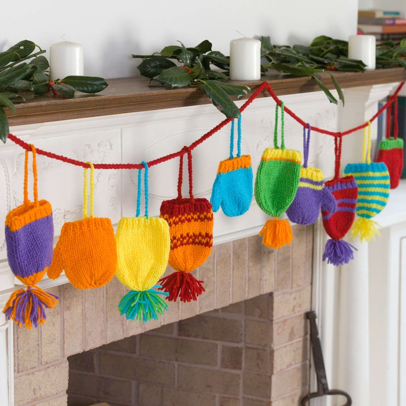 Red Heart Bright Hats and Mitts Garland