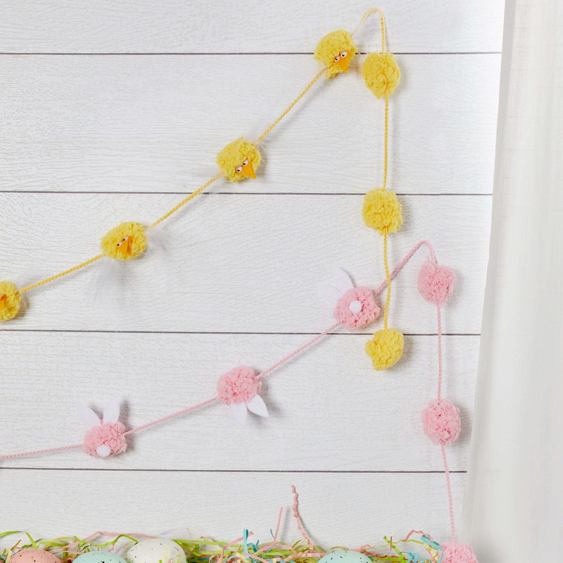 Red Heart Bunny and Chick Party Decorations