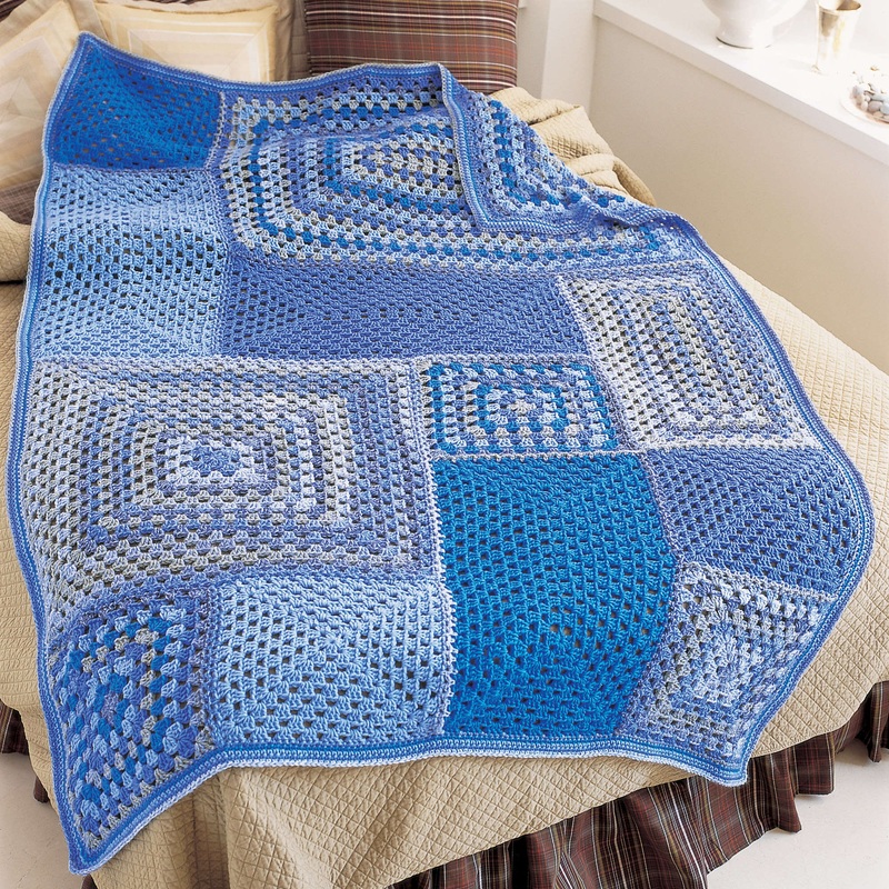 Red Heart Crochet All Angles Throw