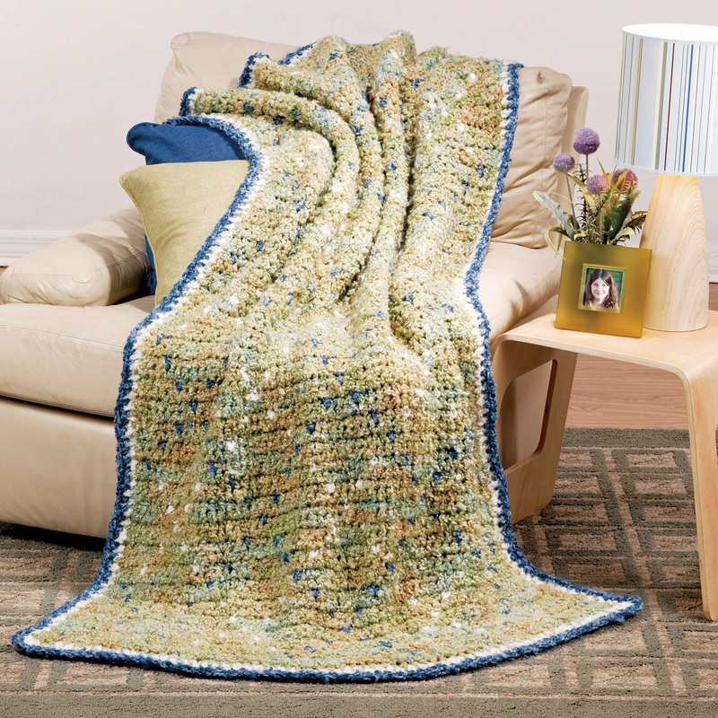 Red Heart Crochet Argyle Afghan
