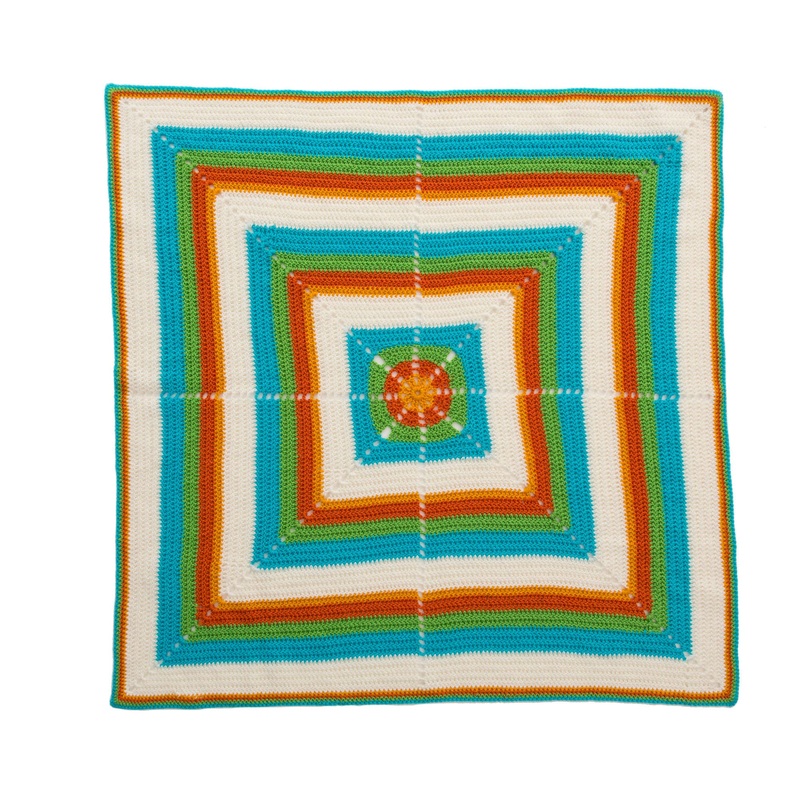 Red Heart Crochet Bright & Breezy Throw
