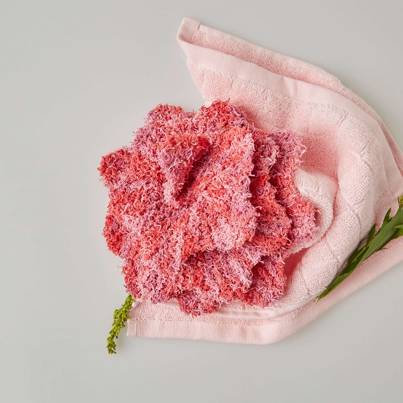 Red Heart Knit Big Blossom Scrubby