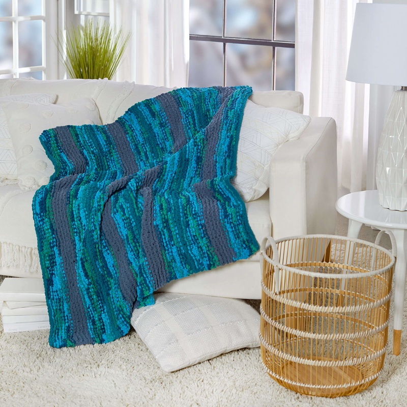 Red Heart Cozy-Up Knit throw|Single Size