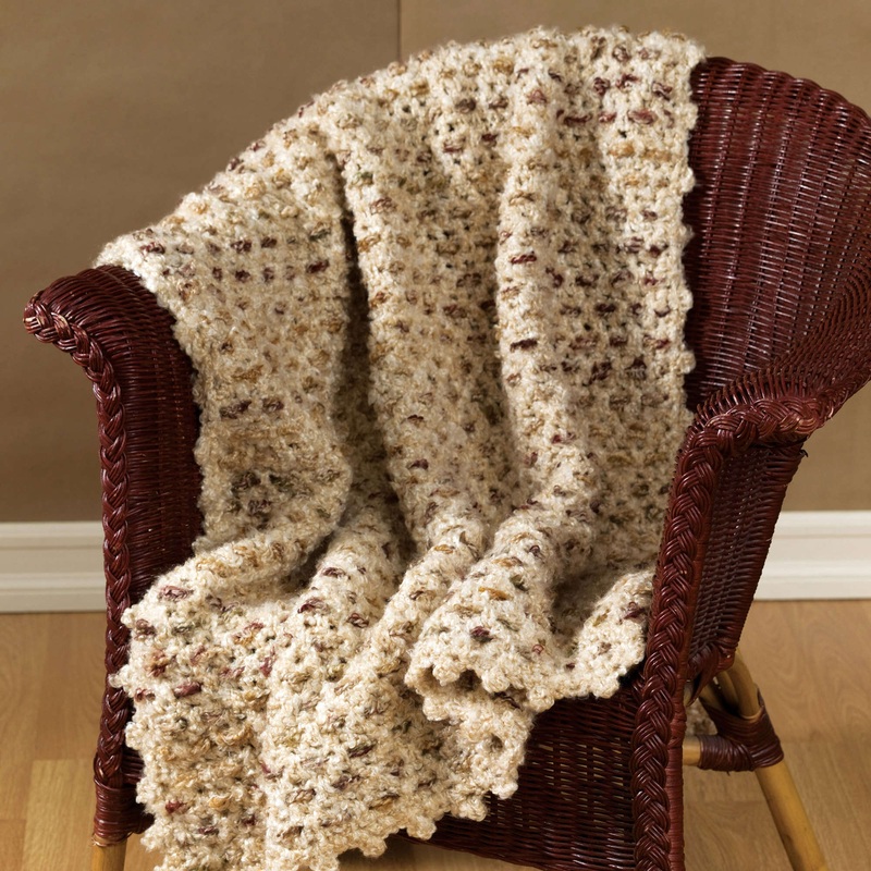 Red Heart Crochet Delightful Afghan