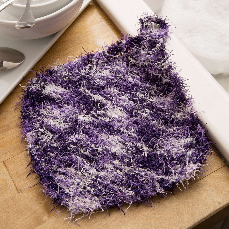 Red Heart Knit Corner-to-Corner Scrubby