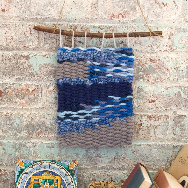 Red Heart Craft Denim Wall Hanging