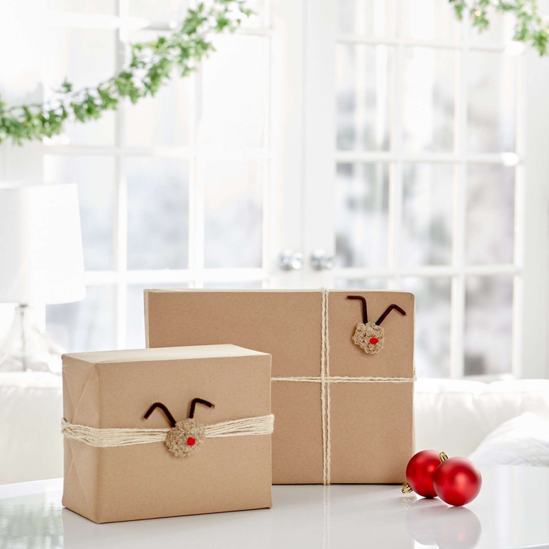 Red Heart Craft Festive Reindeer Wrapping