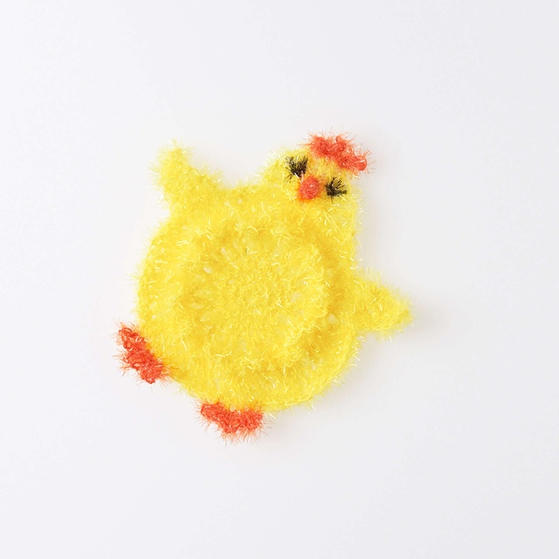 Red Heart Crochet Cute Chickie Scrubby