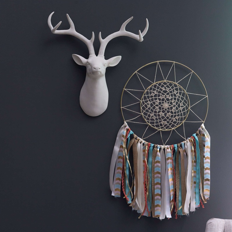 Red Heart Crochet Doily Dreamcatcher