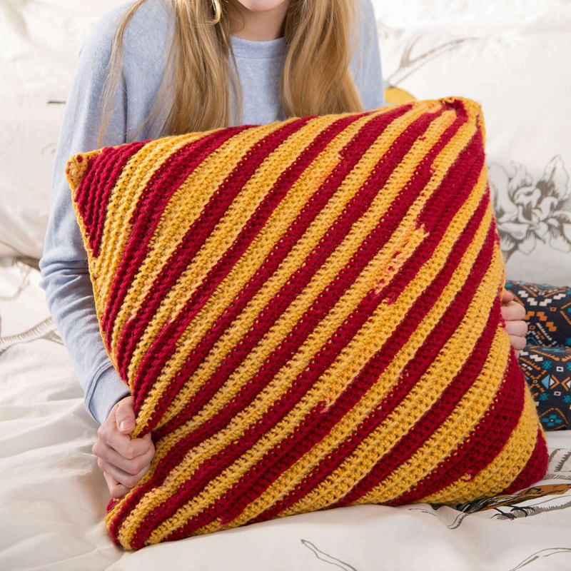 Red Heart Crochet Dorm Pillow|Single Size
