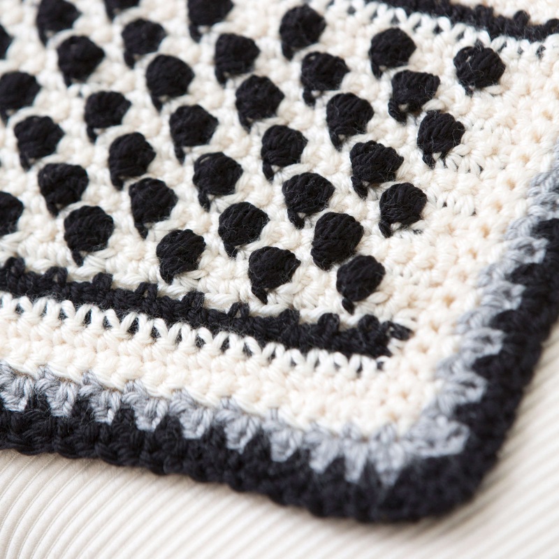 Red Heart Crochet Dottie Throw