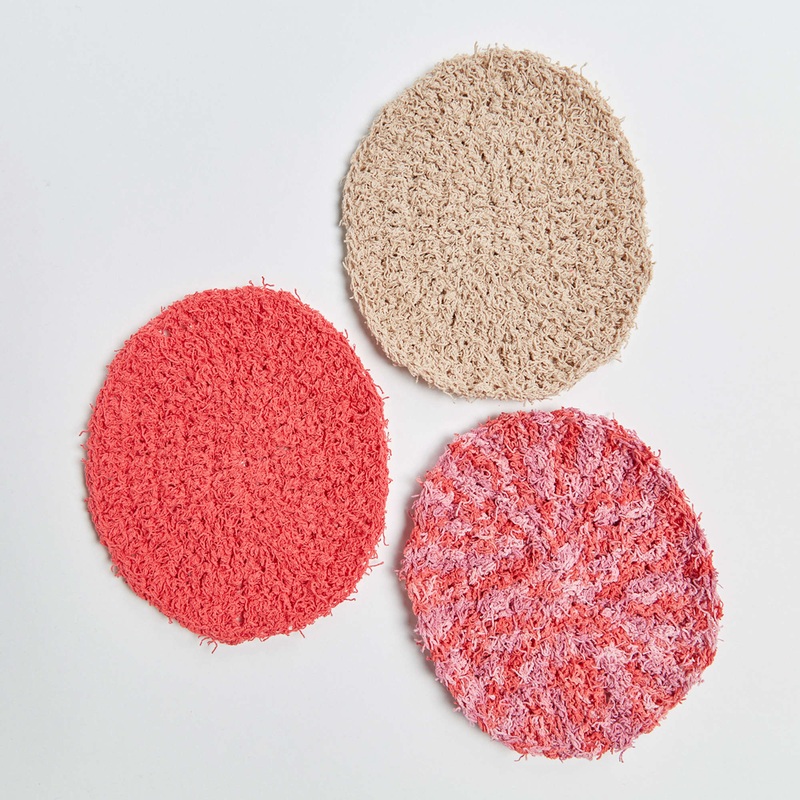 Red Heart Crochet Oval Scrubby