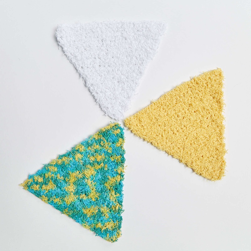 Red Heart Crochet Triangle Scrubby