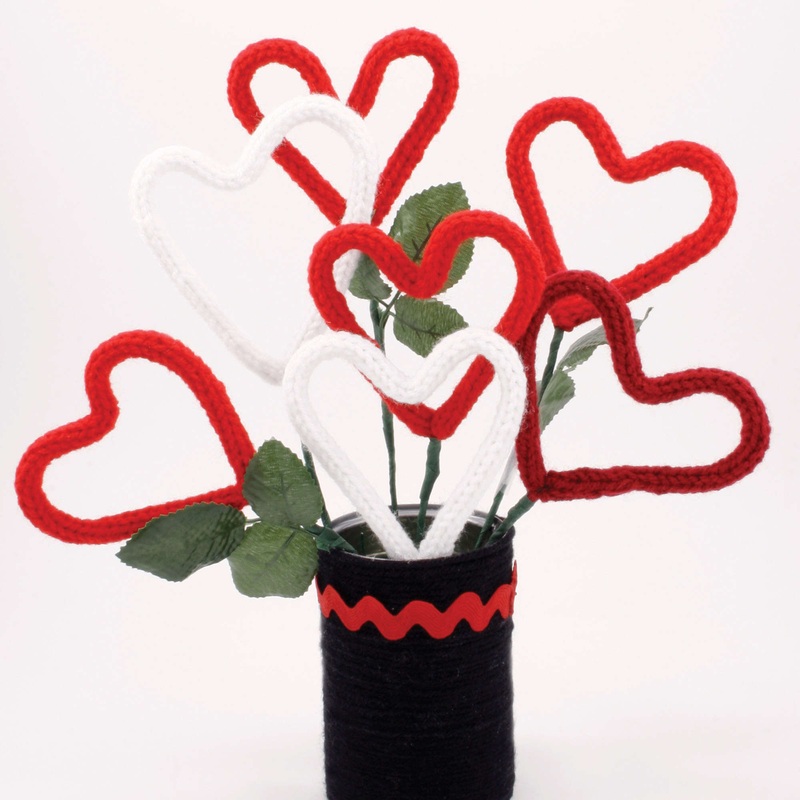 Red Heart Craft Heart Bouquet|Single Size
