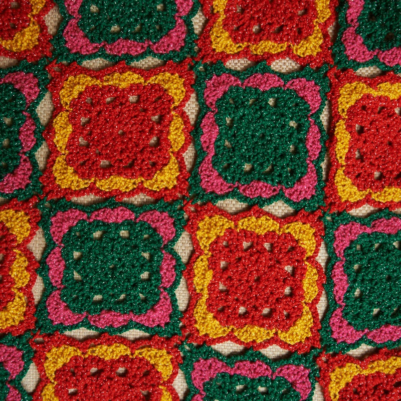 Red Heart Crochet Fun for the Holidays Throw
