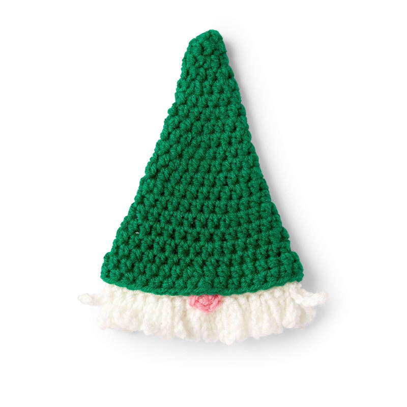 Red Heart Crochet Gnome Jar Topper