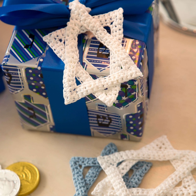 Red Heart Crochet Hanukkah Banner