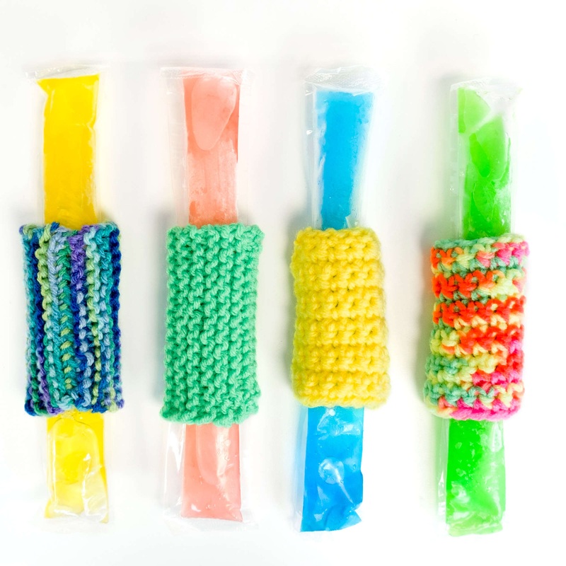 Red Heart Freezer Pop Cozy to Knit