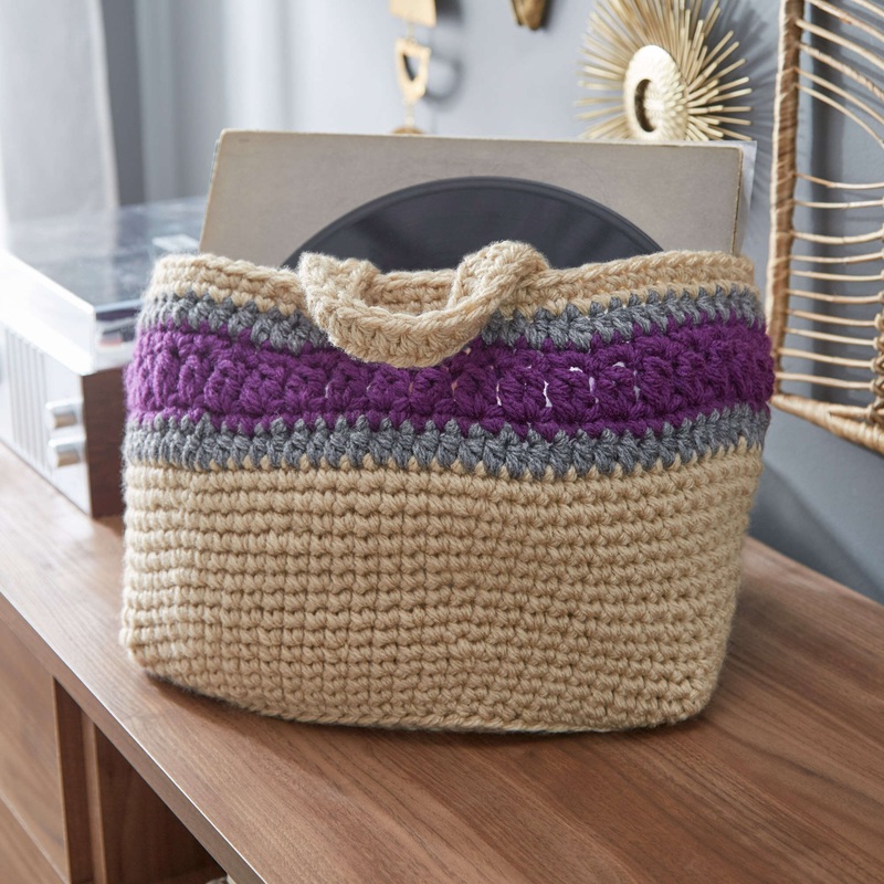 Red Heart Handy Storage Basket