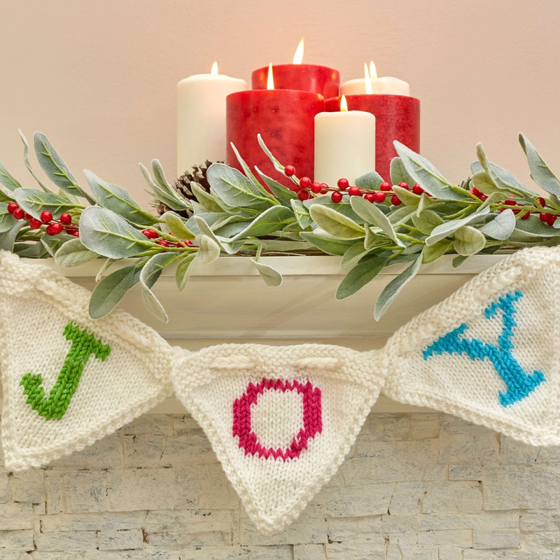 Red Heart Knit Joy Banner|Single Size
