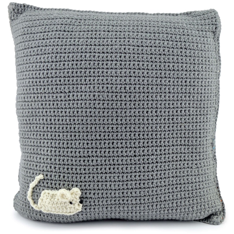 Red Heart Crochet Kittens and Puppies for Sale Pillows