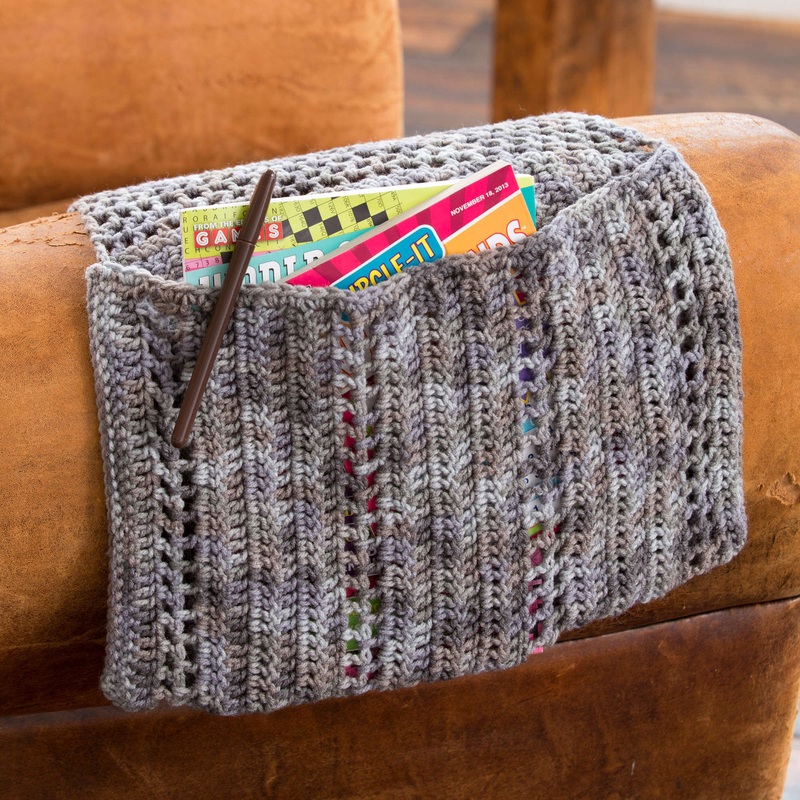 Red Heart Crochet Organizer Pouch