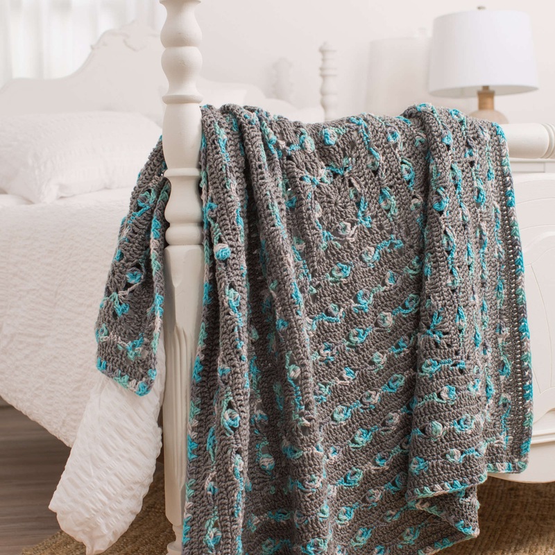 Red Heart Crochet Out-of-the-Box Throw