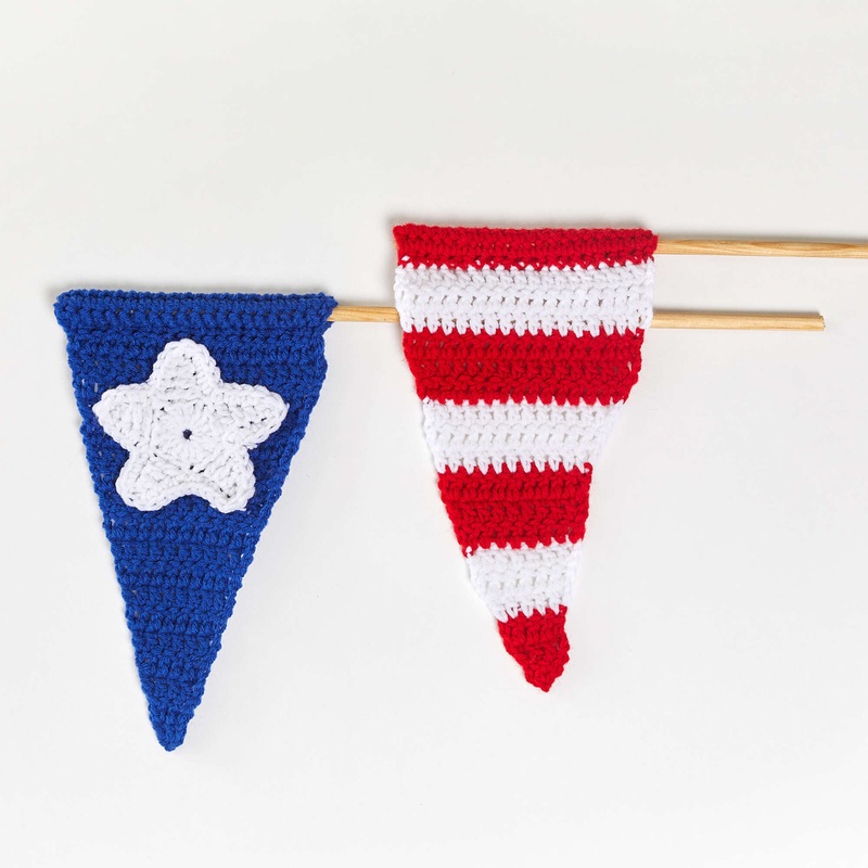 Red Heart Crochet Parade Pennants