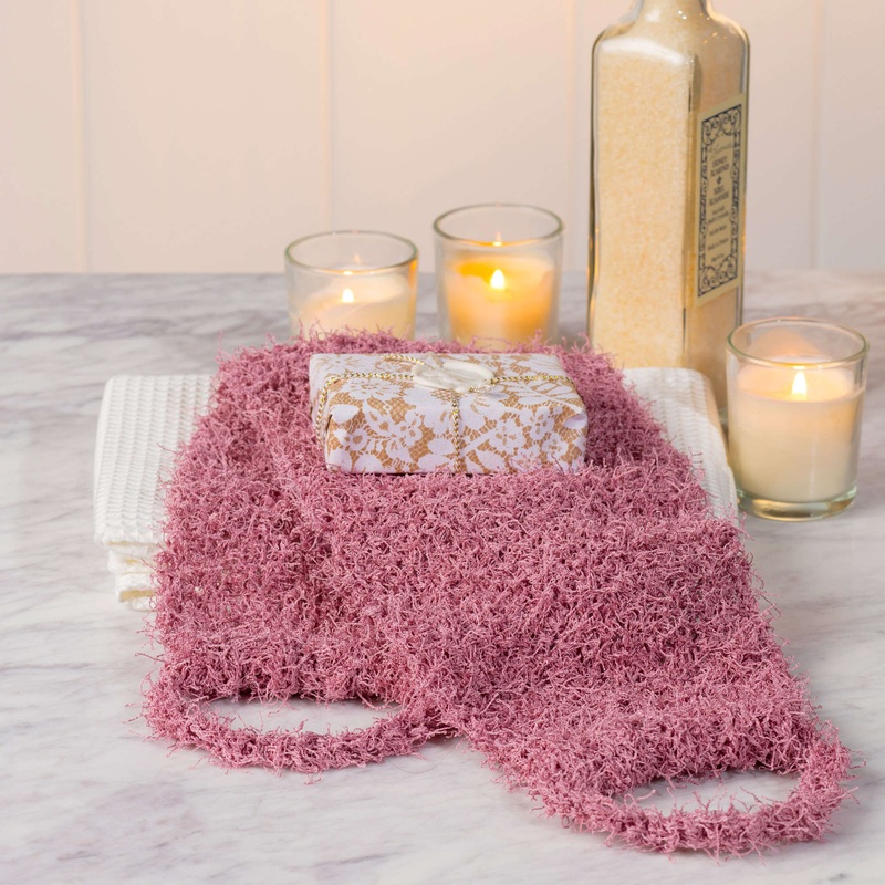 Red Heart Knit Back Scrubber|Single Size