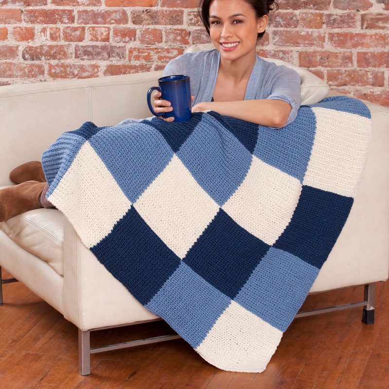 Red Heart Knit Lapghan|Default Title|Single Size