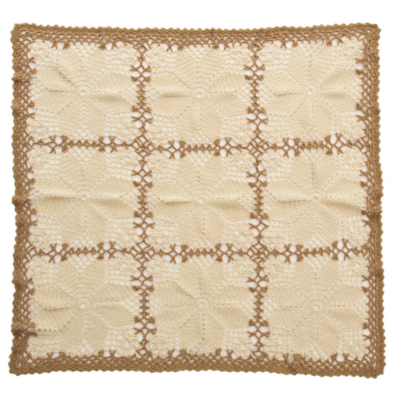 Red Heart Lacy Floral Throw|Single Size