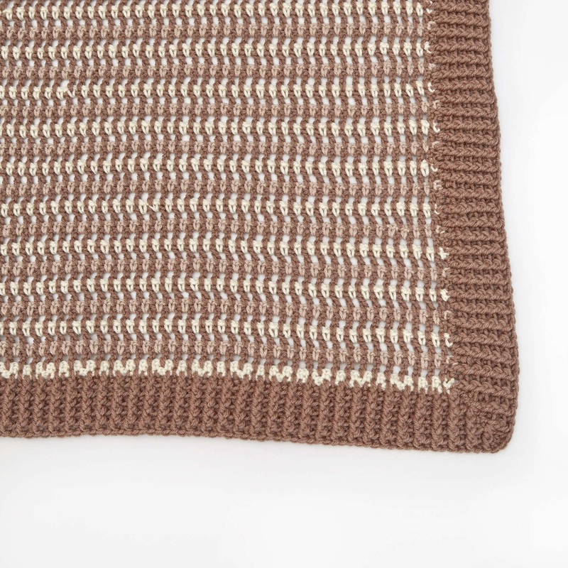 Red Heart Lakehouse Crochet Throw