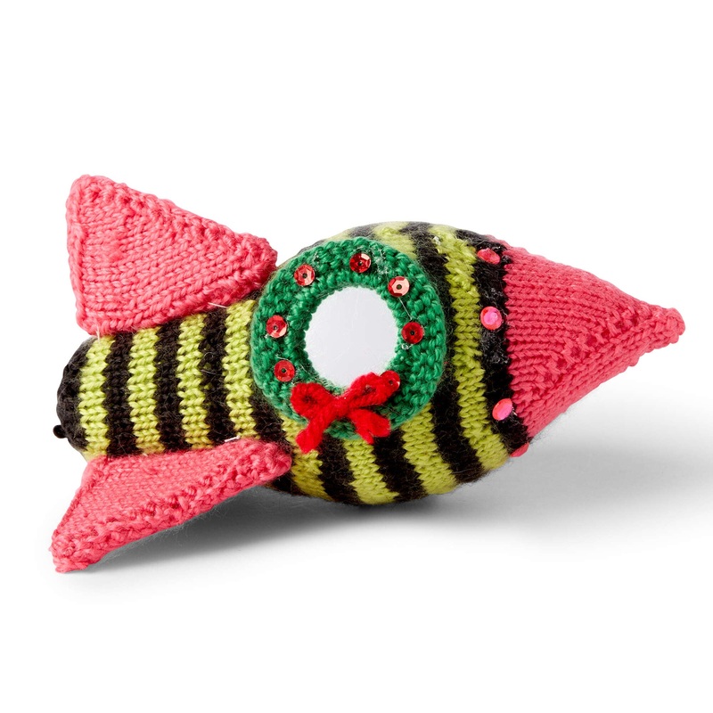 Red Heart Out of This World Knit Spaceship