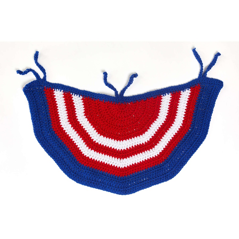 Red Heart Patriotic Bunting|Single Size
