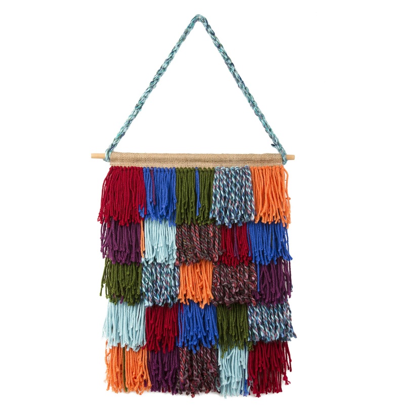 Red Heart Craft Shaggy Chic Wall Hanging