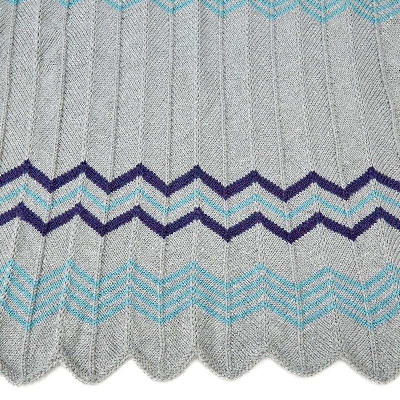 Red Heart Relaxing Ripple Throw