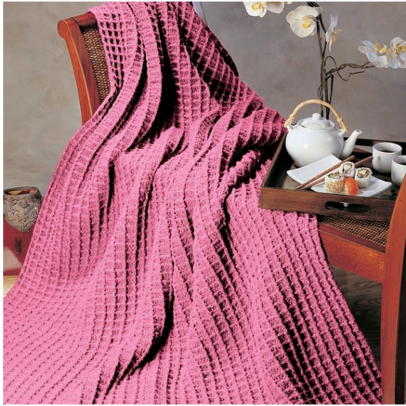 Red Heart Shadow Box Throw|Baby Blanket|Large Throw
