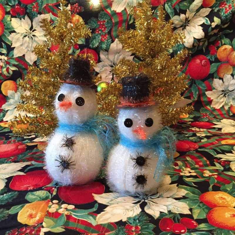 Red Heart Craft Snowman Ornaments