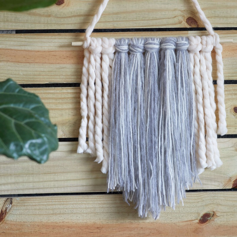 Red Heart Craft to the Point Fringe Wall Hanging