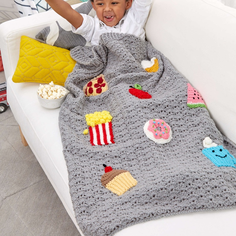 Red Heart Crochet Snack Snuggle Sack