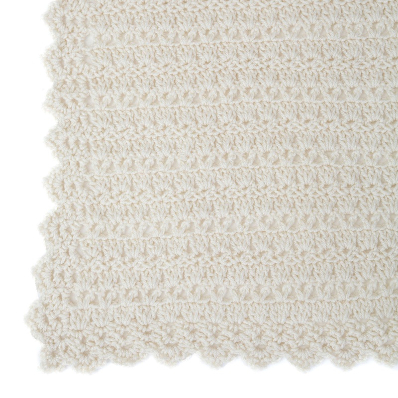 Red Heart Crochet Snowbound Throw
