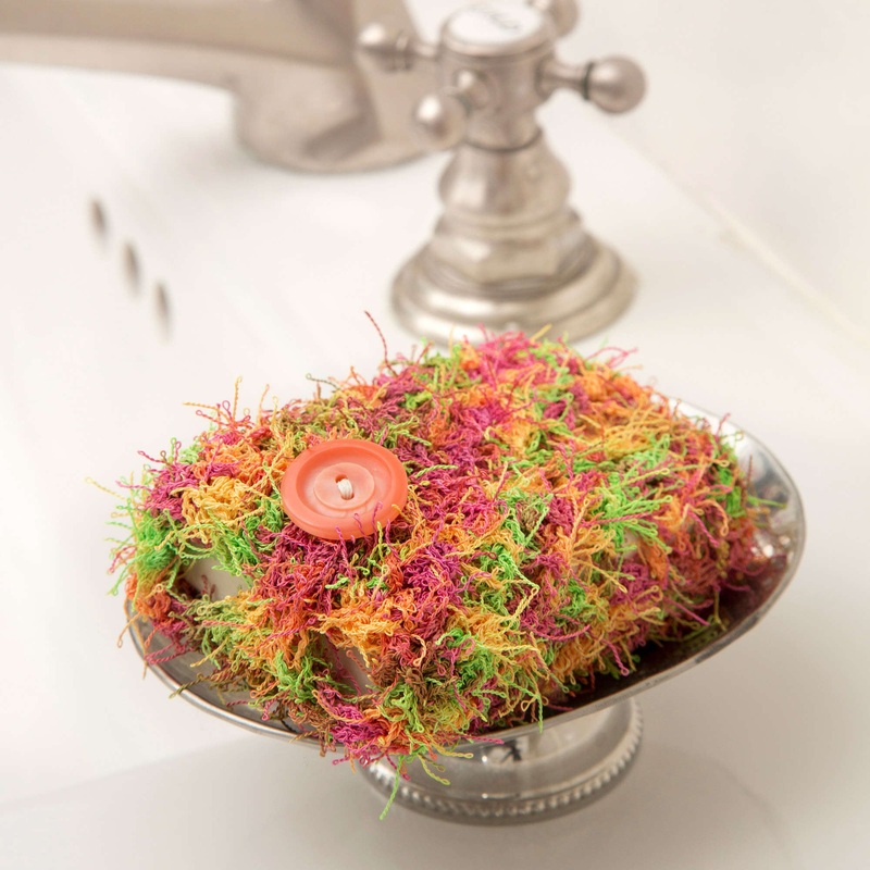 Red Heart Crochet Soap Pocket Scrubby