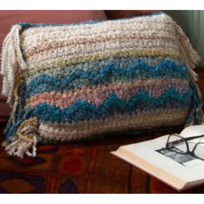 Red Heart Crochet Southwest Pillow