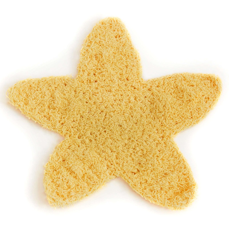Red Heart Crochet Starfish Scrubby