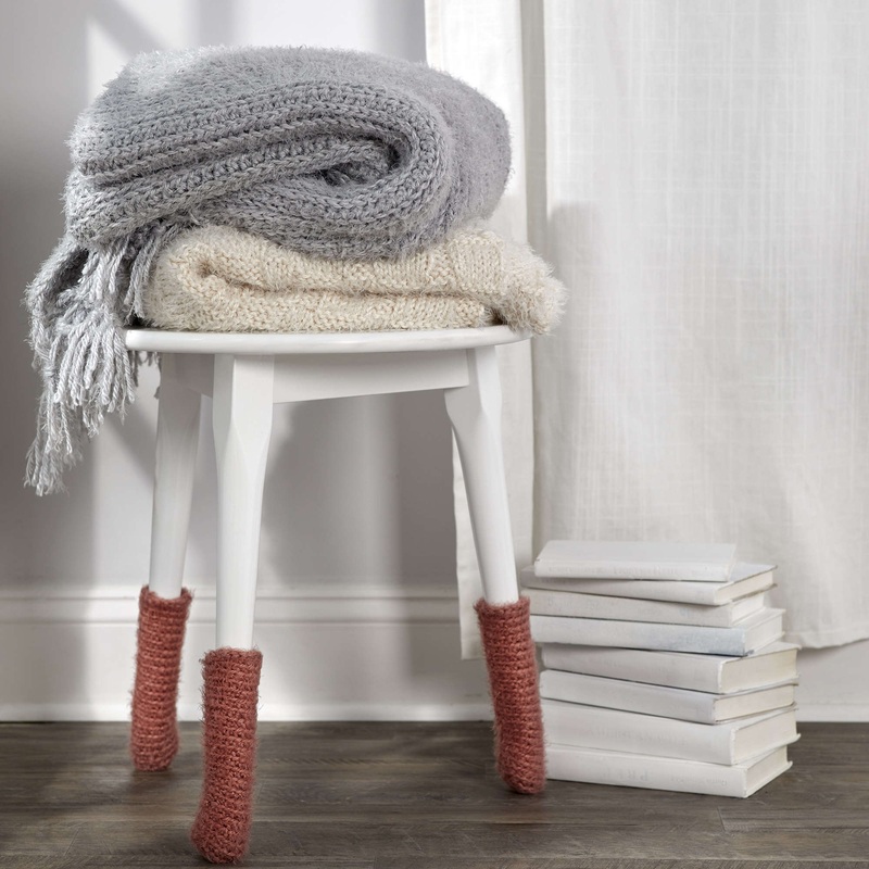 Red Heart Crochet Stool Leg Cozies