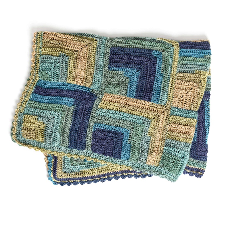 Red Heart Crochet Sutherland Throw